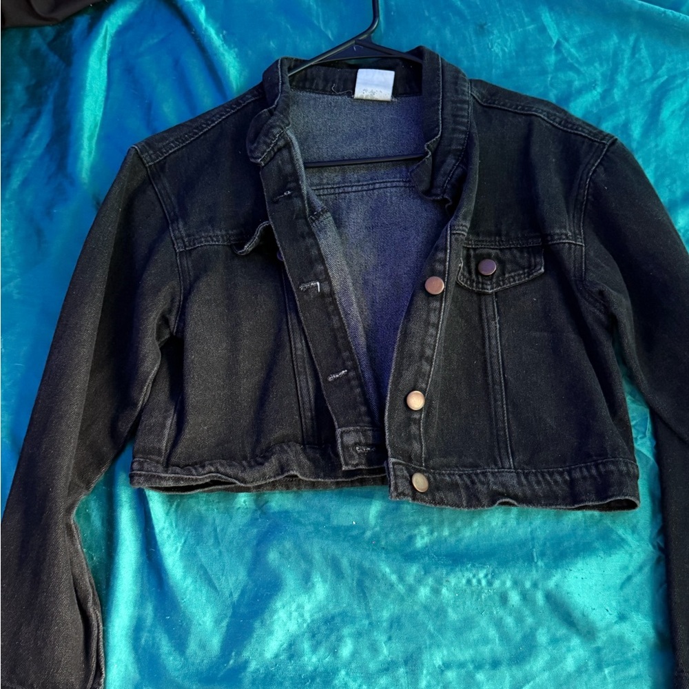 Black Denim Women's Jacket